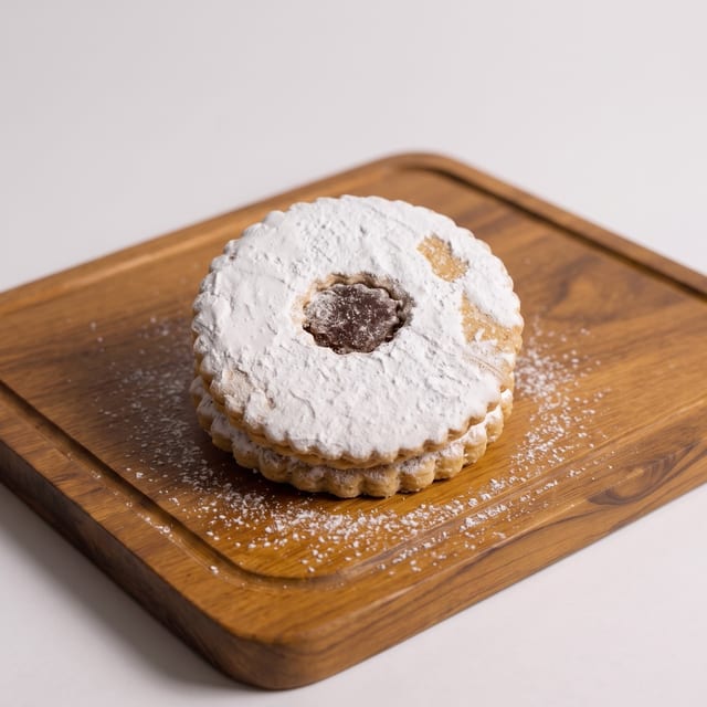 Linzer Tart Cookie.
