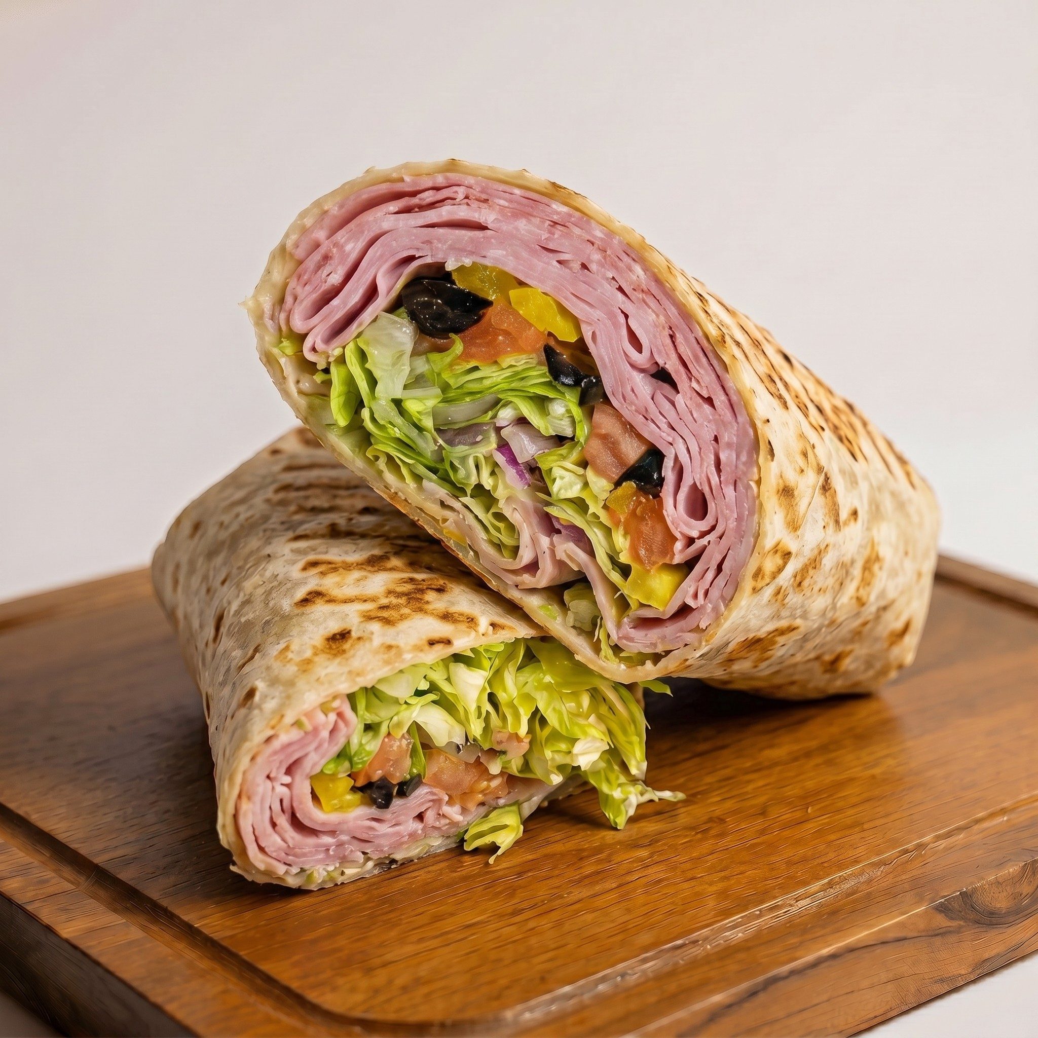 Ham and Cheese Wrap.