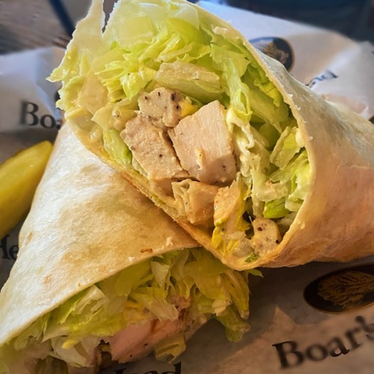 Delicious Chicken Caesar Wrap