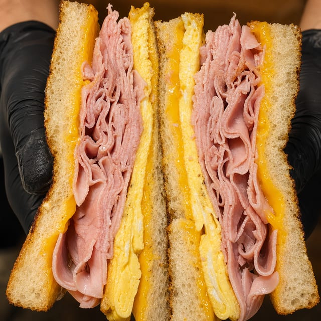Ham, Egg and Cheese.