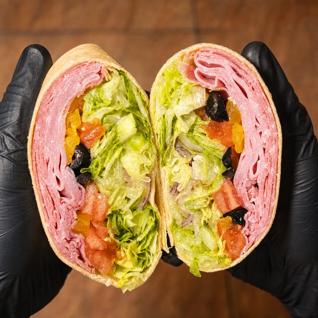 Ham and Cheese Wrap.