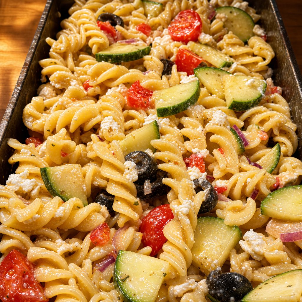 Greek Pasta Salad.